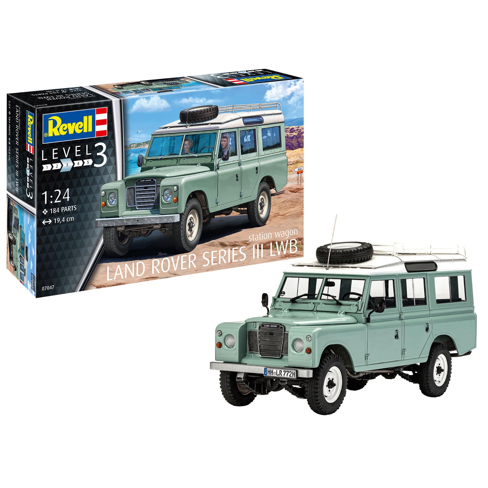 Revell Land Rover Series III 1:24 Scale Car Model Kit