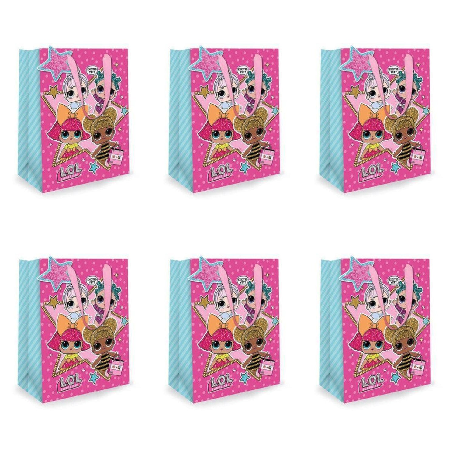 Danilo LOL Surprise Large Pack of 6 Gift Bag