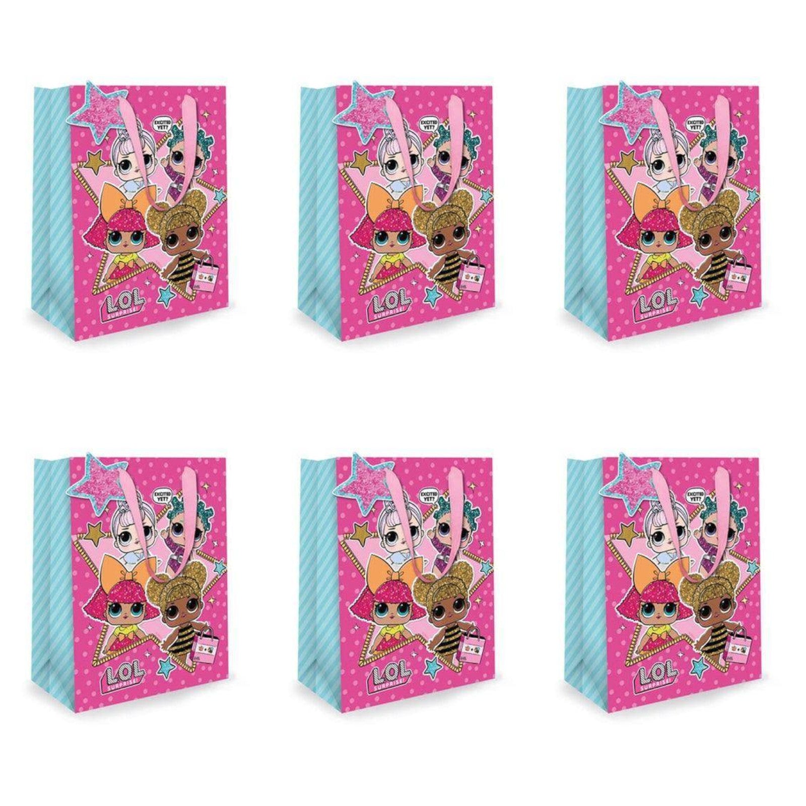 Danilo LOL Surprise Large Pack of 6 Gift Bag