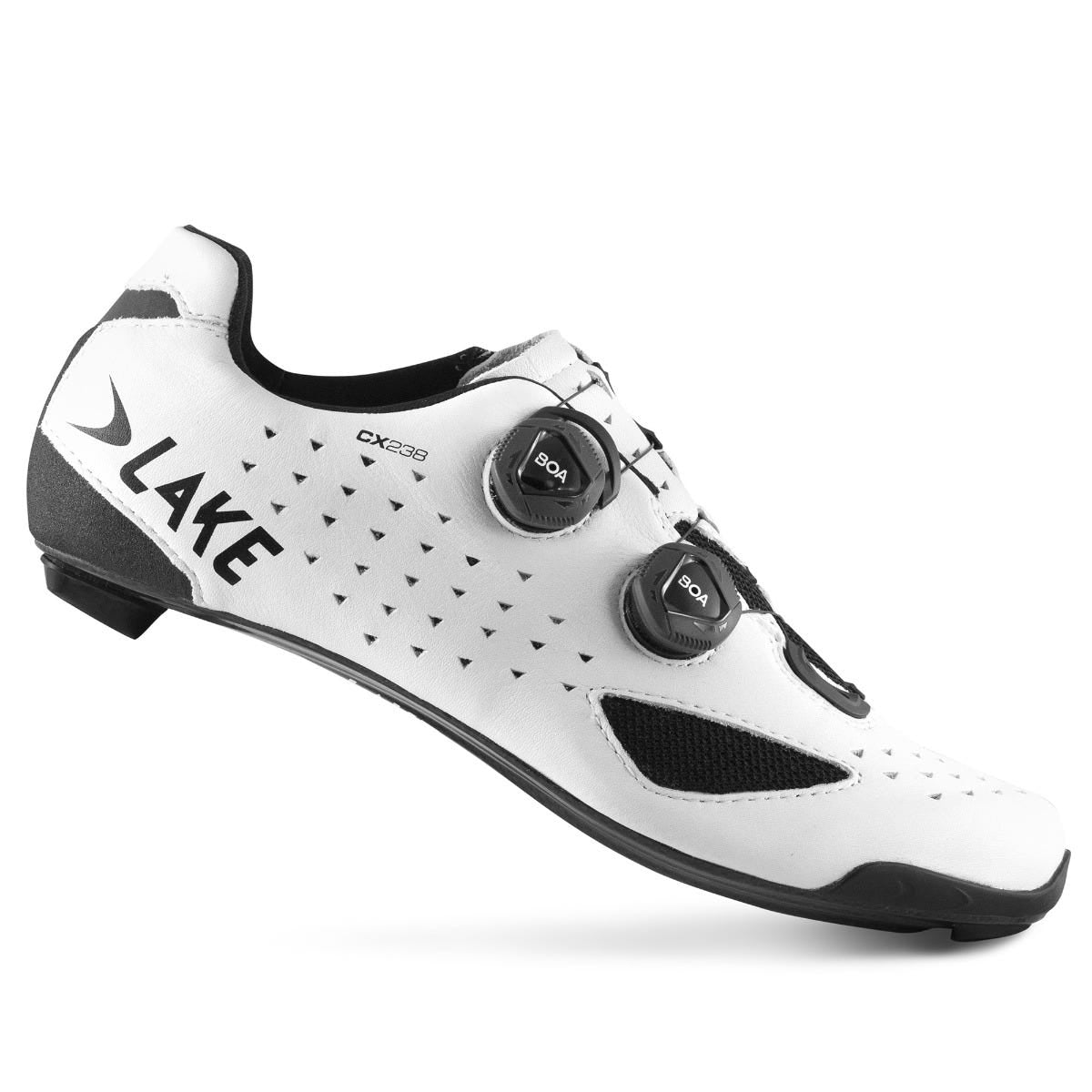 Lake CX238 Carbon Men's SPD Road Cycling Shoes White - EU 37