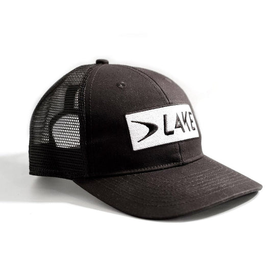 Lake Mesh Black With Logo Cycling Cap