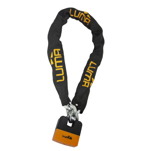 Luma 150cm 10mm Orange Bike Chain Lock