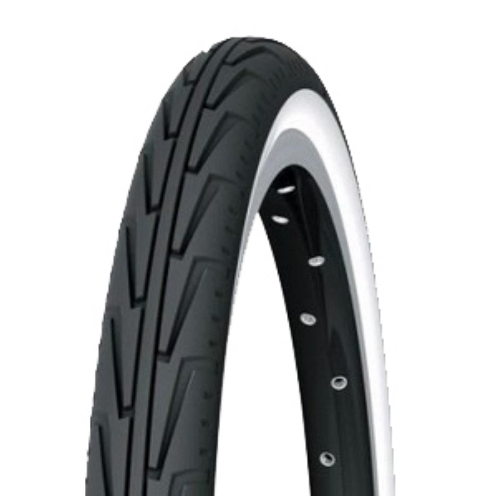 Bike Tyre Michelin City'J Wire 20 x 1.375" Black/White