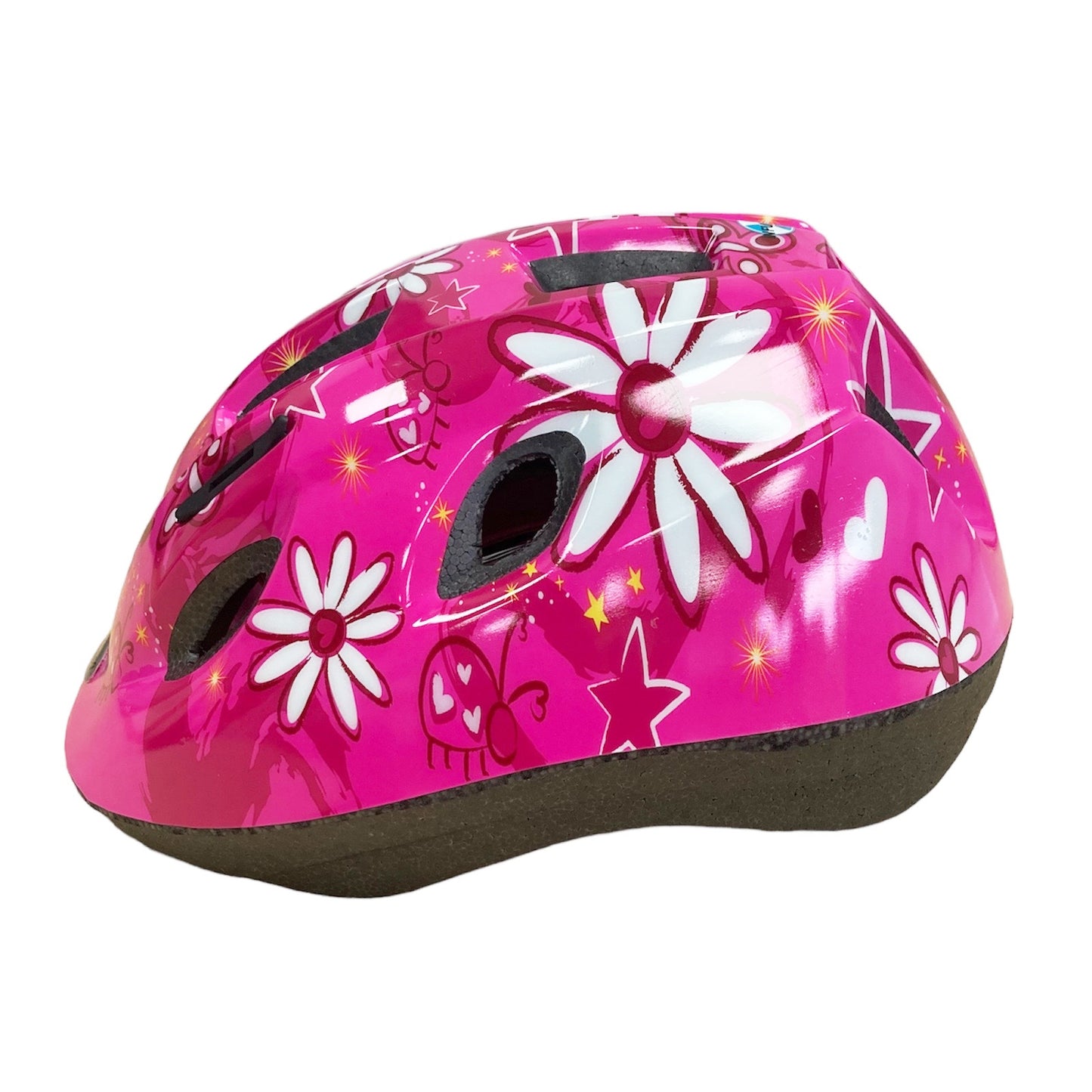 Raleigh Mystery Pink Flowers Kid's Cycling Helmet 48-54cm Alternate 3