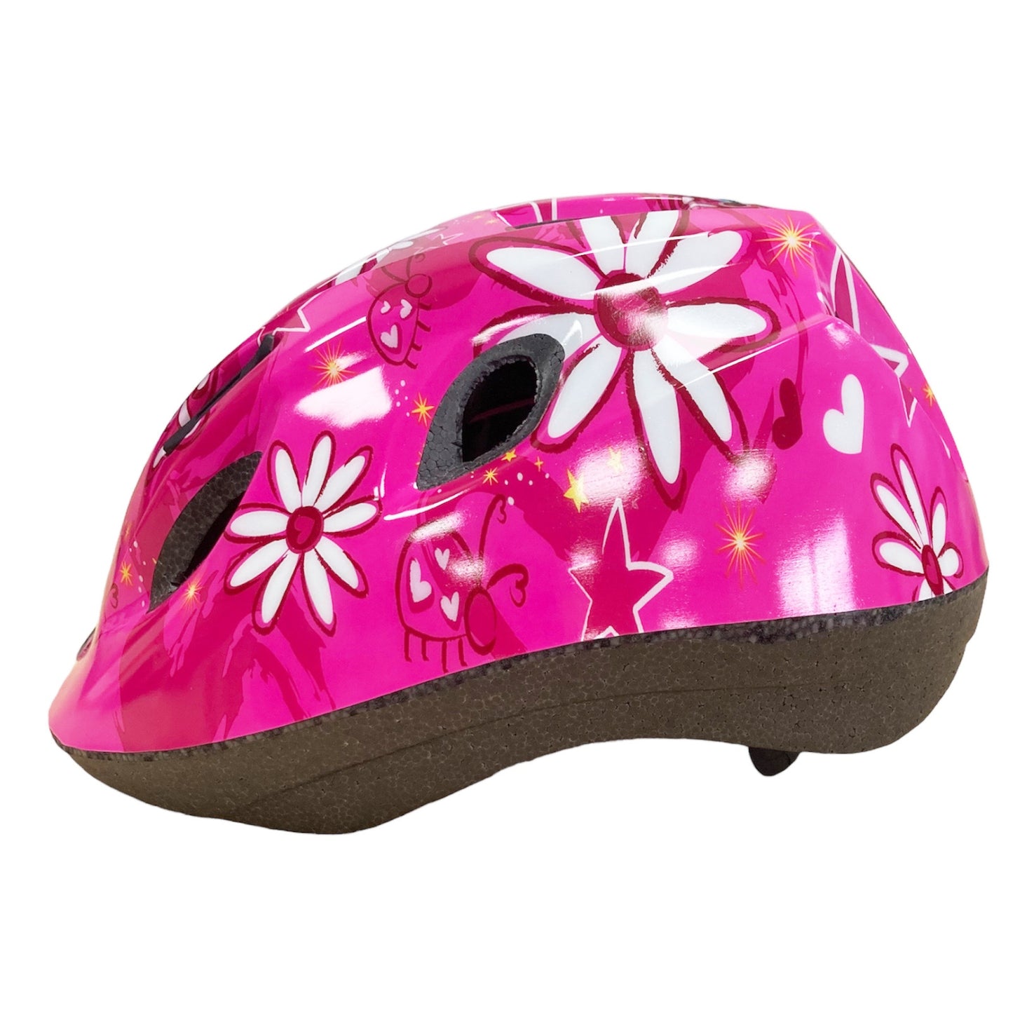Raleigh Mystery Pink Flowers Kid's Cycling Helmet 48-54cm Alternate 4
