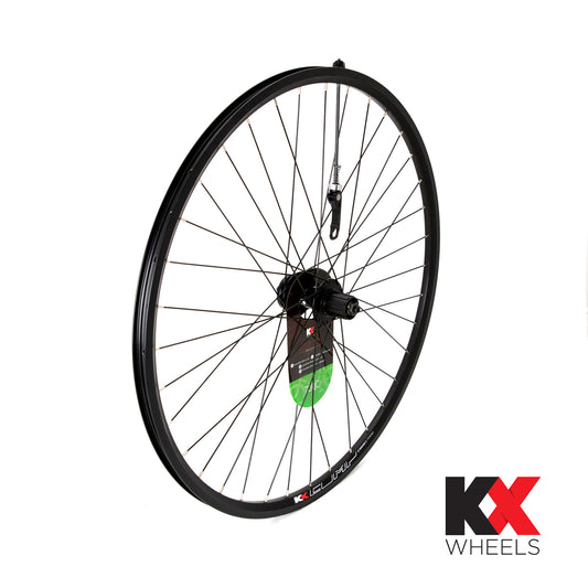 KX Wheels Hybrid Double Wall QR Disc Cassette 700c Rear Bike Wheel