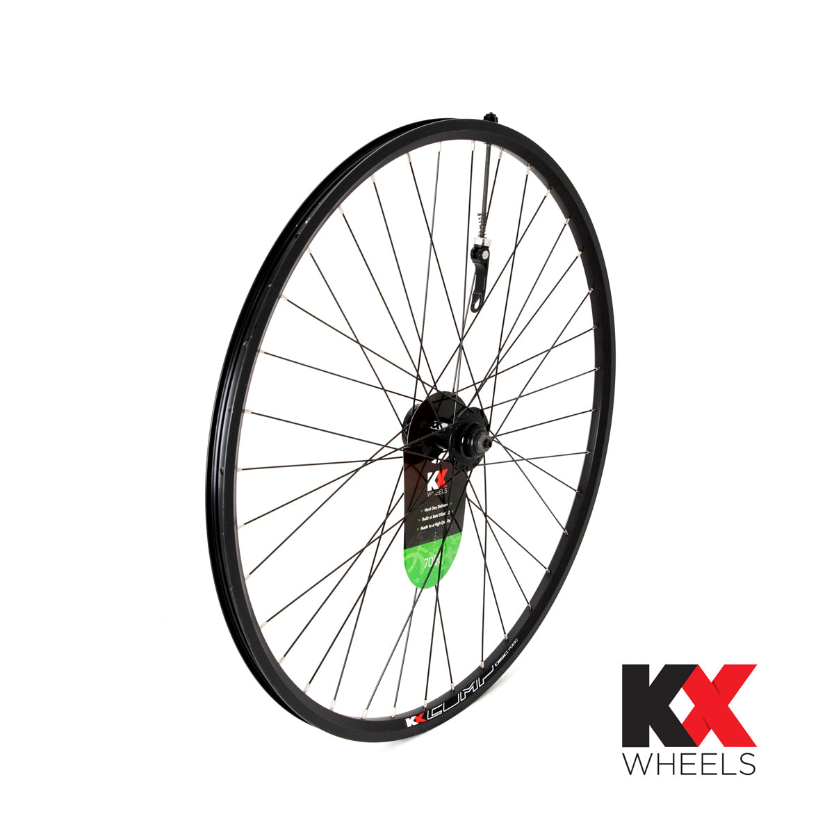 KX Wheels Hybrid Double Wall QR Disc 700c Front Bike Wheel