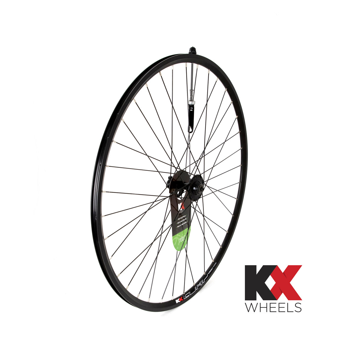 KX Wheels Double Wall QR Disc 700c Front Bike Wheel