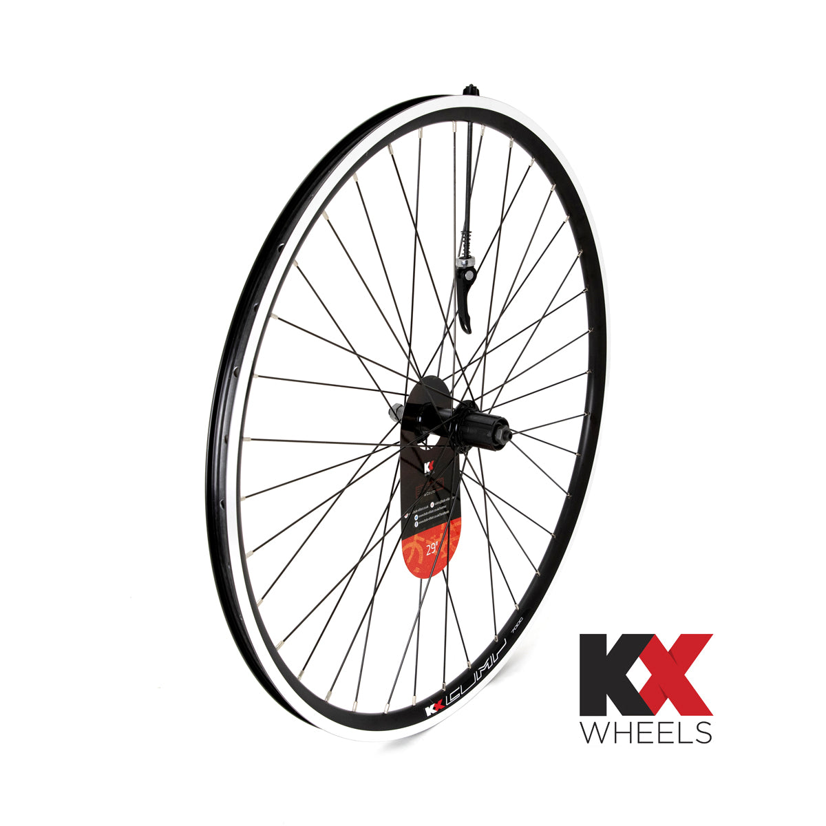 KX Wheels Double Wall QR Cassette 29 Inch Rear Bike Wheel