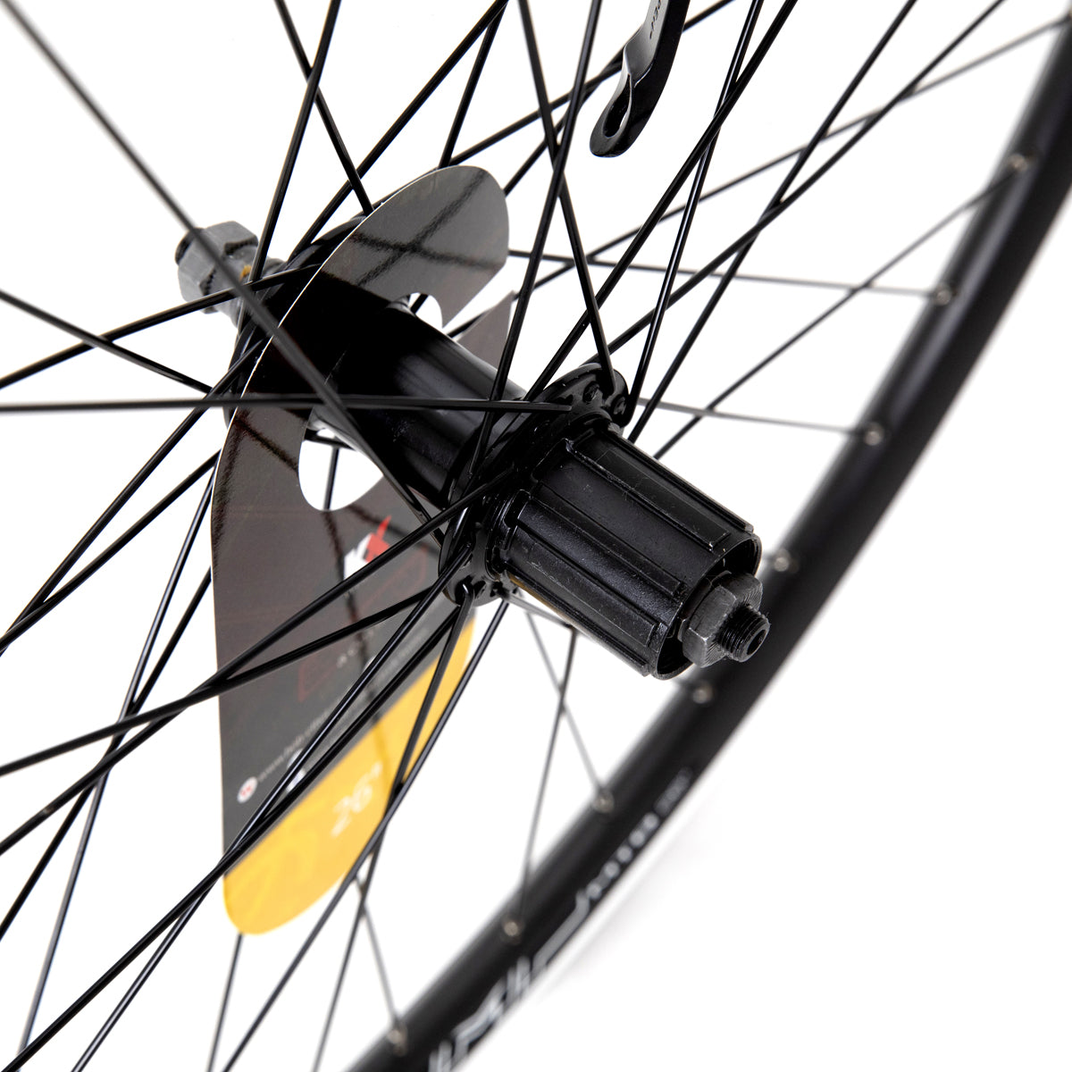 KX Wheels Double Wall QR Cassette 26 Inch Rear Bike Wheel Black Alternate 1