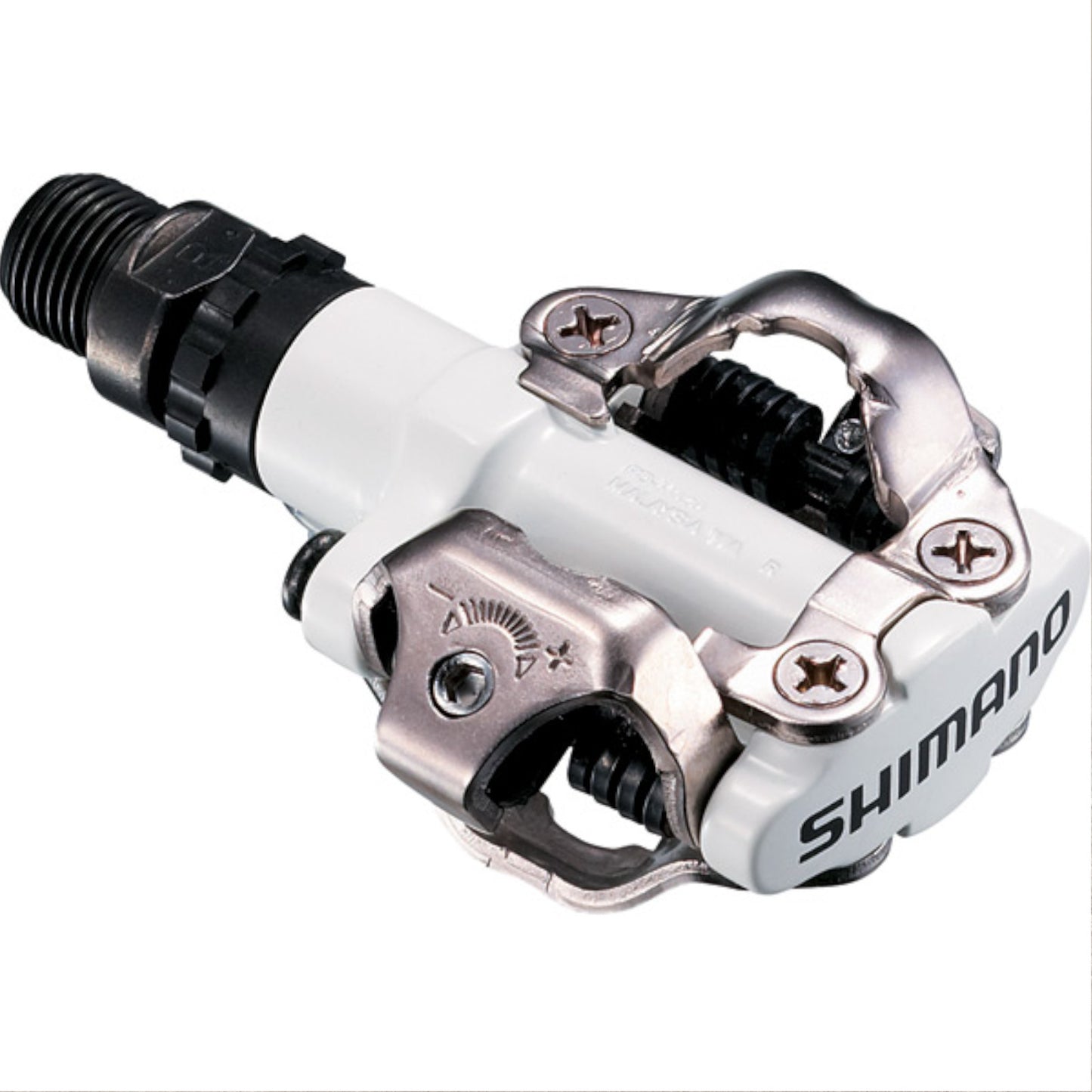 Shimano M520 White Two-Sided Shimano SPD Clipless Bike Pedals Alternate 1
