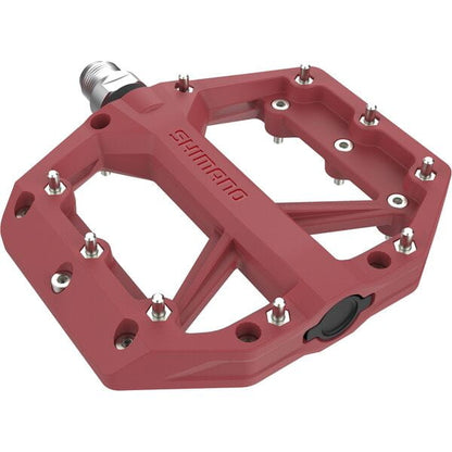 Shimano PD-GR400 Resin With Pins 9/16 Inch Platform Bike Pedals Red
