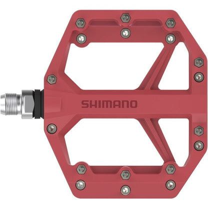 Shimano PD-GR400 Resin With Pins 9/16 Inch Platform Bike Pedals Red Alternate 1