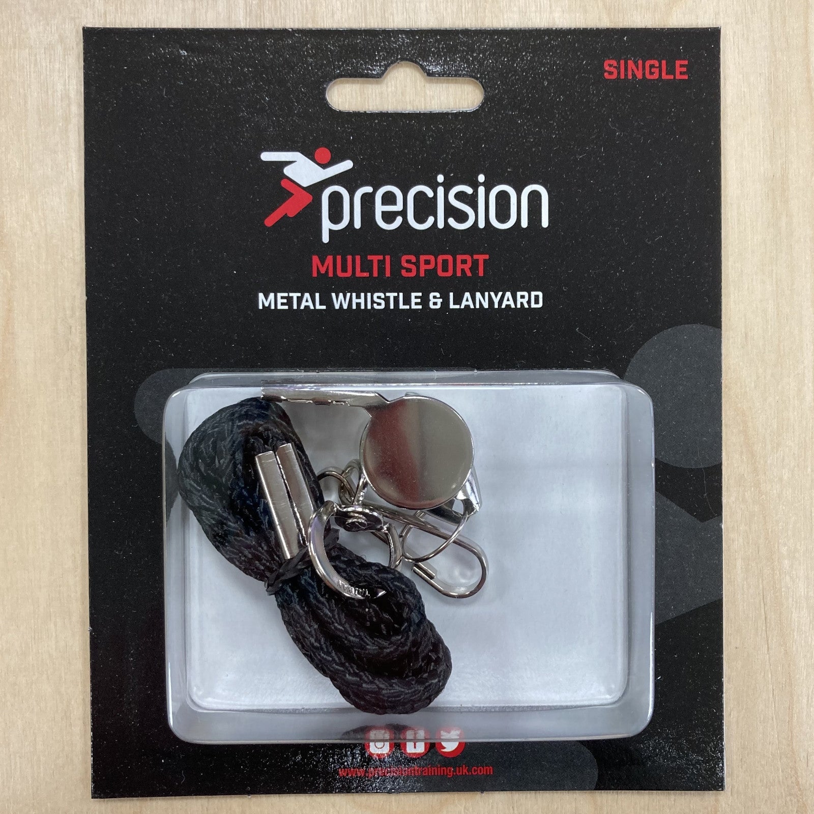 Precision Whistle & Lanyard Metal Football Whistle Alternate 1