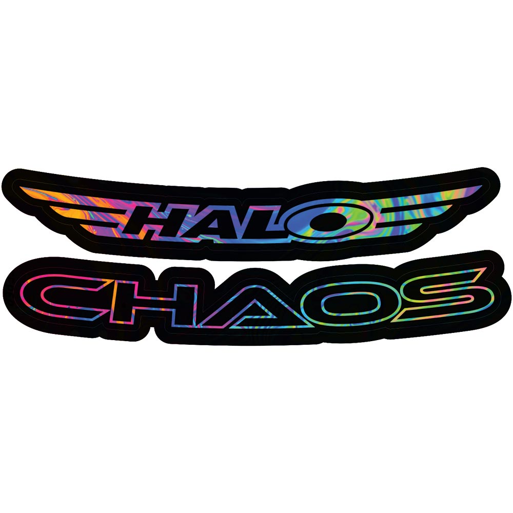 Halo Chaos Replacement Bike Wheel Decal Spare Part Oil Slick