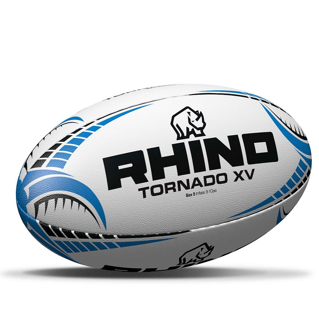 Rugby Ball Rhino Tornado Xv White 5