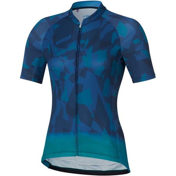 Shimano Mizuki Navy X Large Ladies Short Sleeve Cycling Jersey