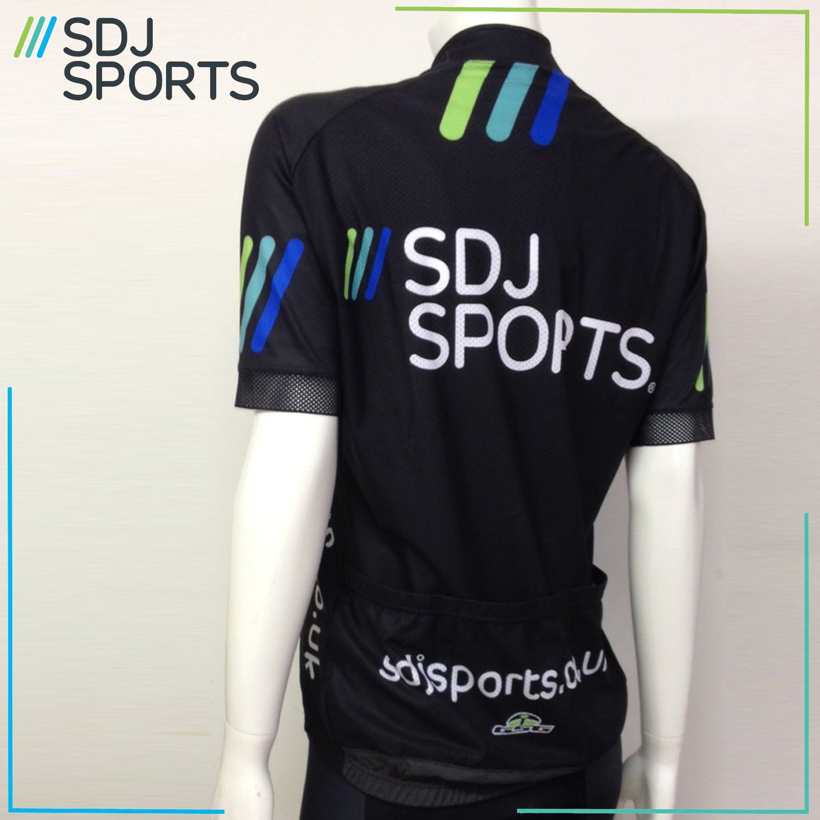 SDJ Sports Team X Large Men's Short Sleeve Cycling Jersey Alternate 1