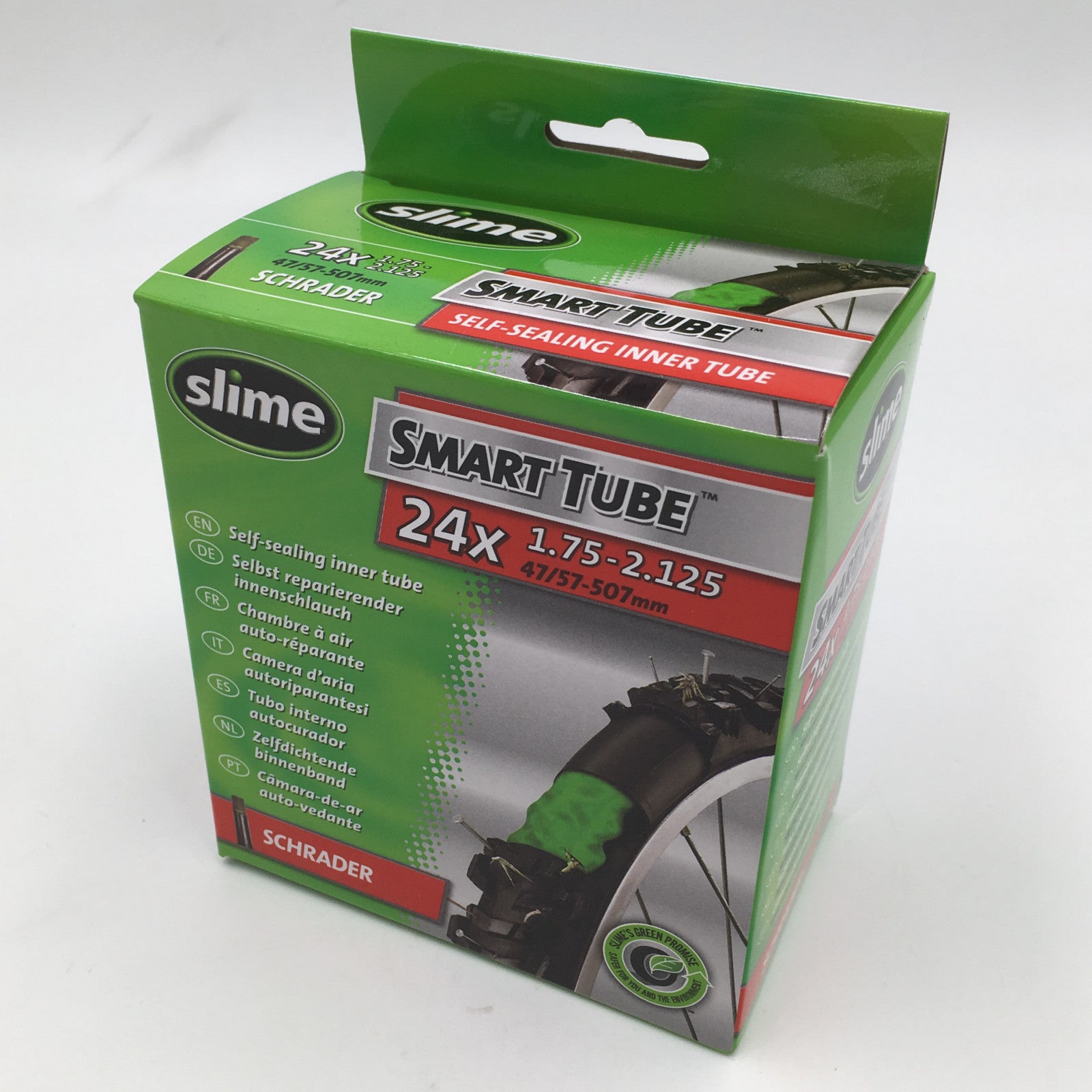 Slime Smart 24x1.75-2.125" Self Sealing Schrader Bike Inner Tube
