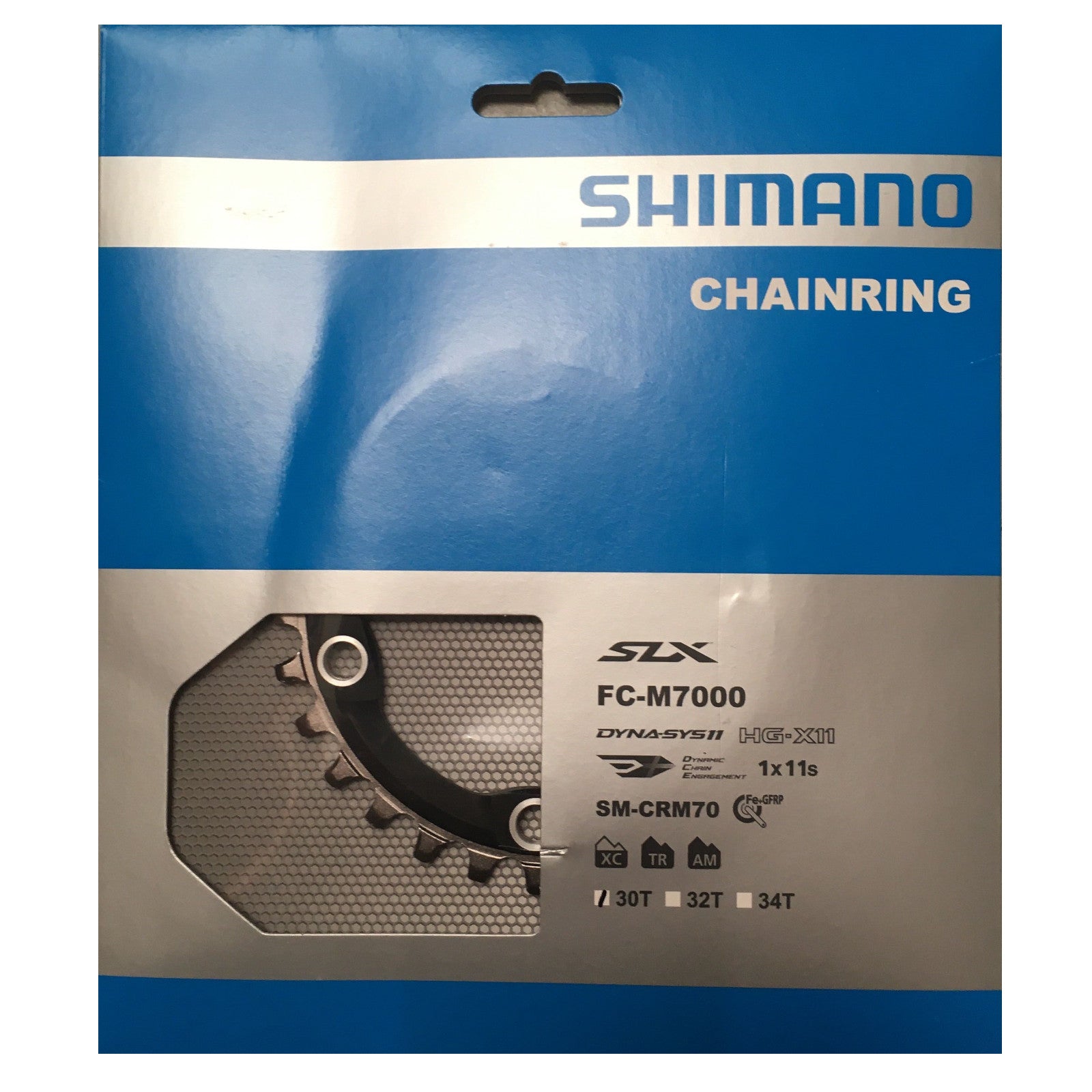 Shimano CRM70 SLX M7000 Single Bike Chain Ring Black 30T Alternate 1