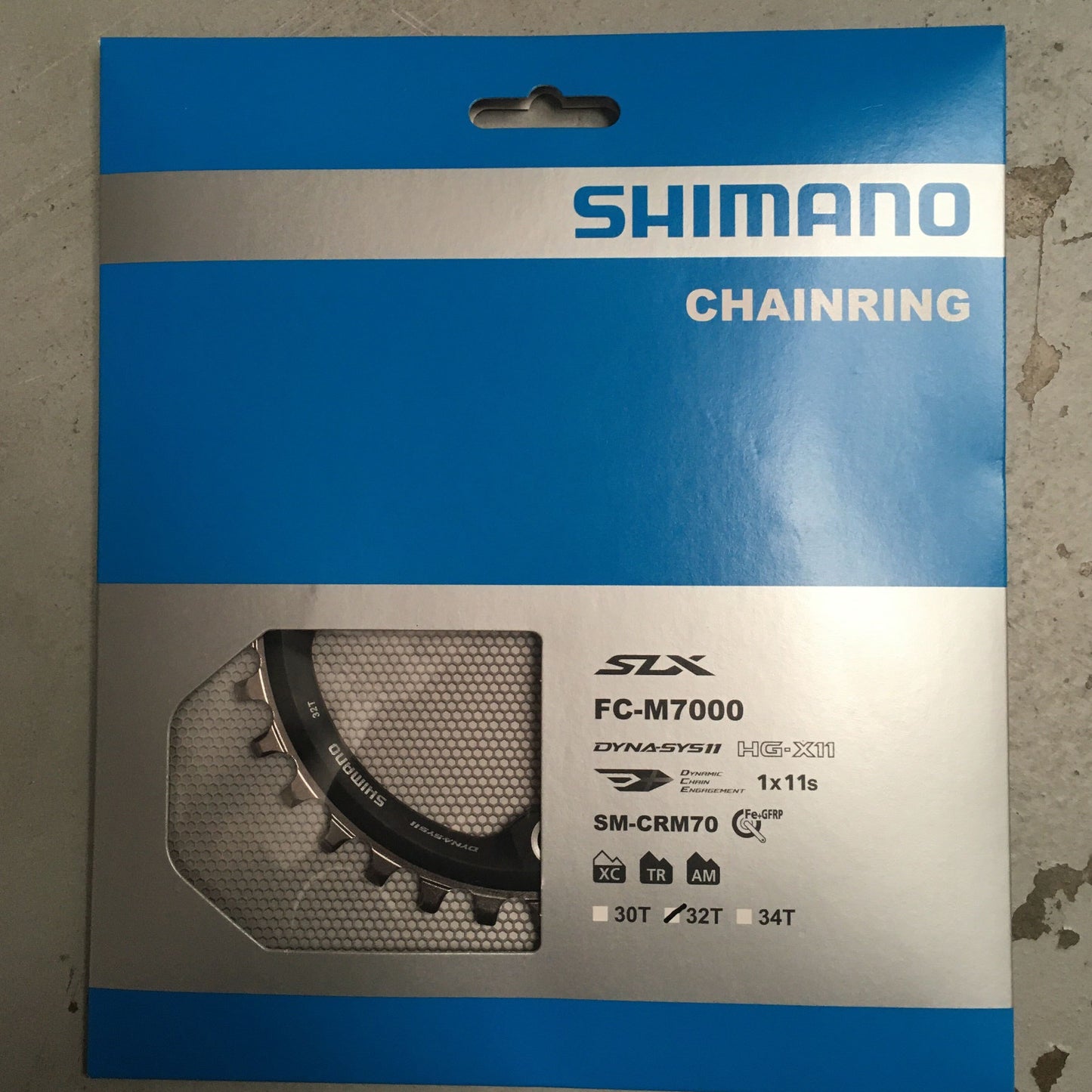 Shimano CRM70 SLX M7000 Single Bike Chain Ring Black Alternate 1