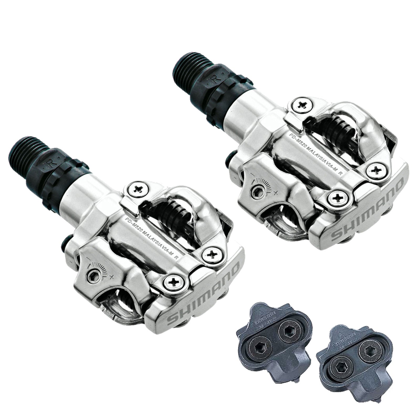 Shimano PD-M520 SPD Clipless Bike Pedals
