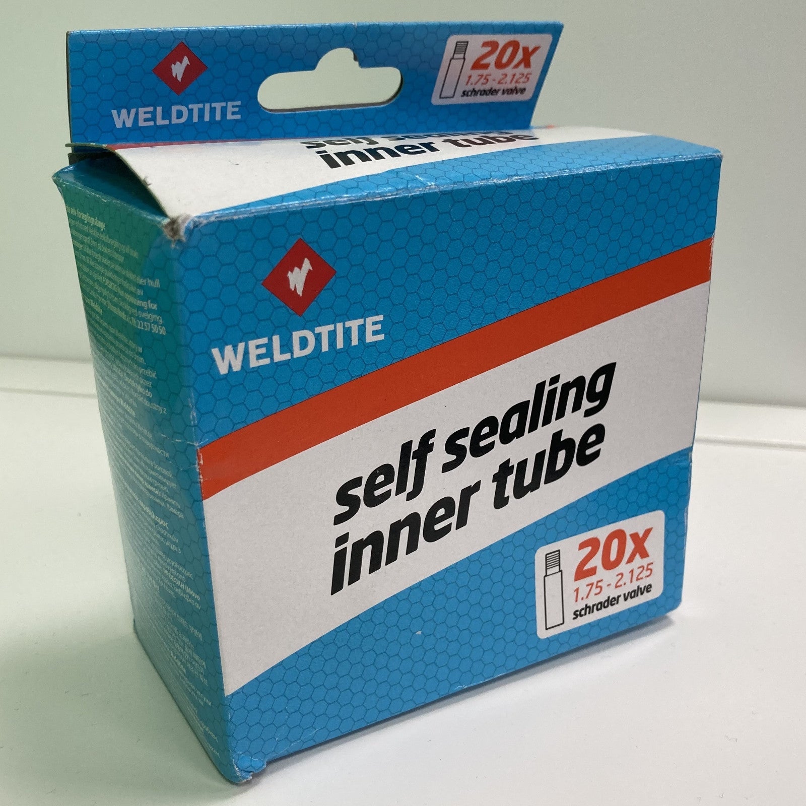 Weldtite Self Sealing 20x1.75" 20 Inch Schrader Valve Bike Inner Tube Alternate 1