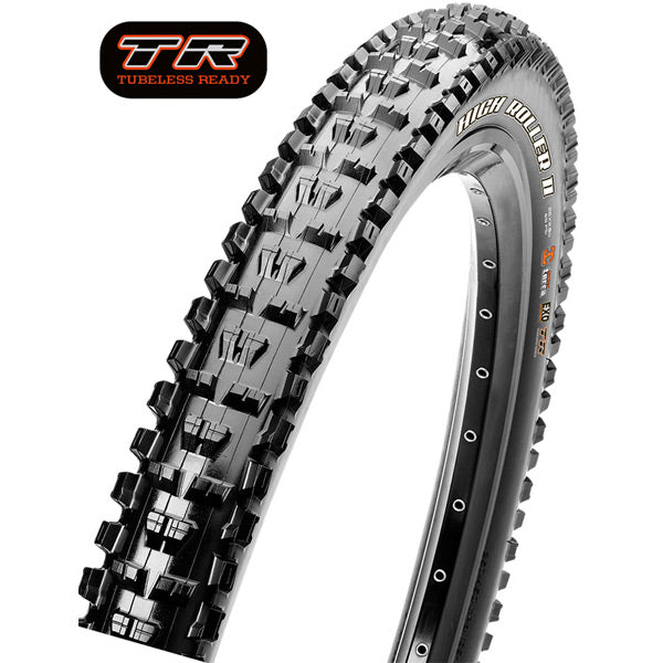 Maxxis High Roller II 26x2.3" 60 TPI Folding Dual Compound ExO TR 26 Inch Clincher Bike Tyre