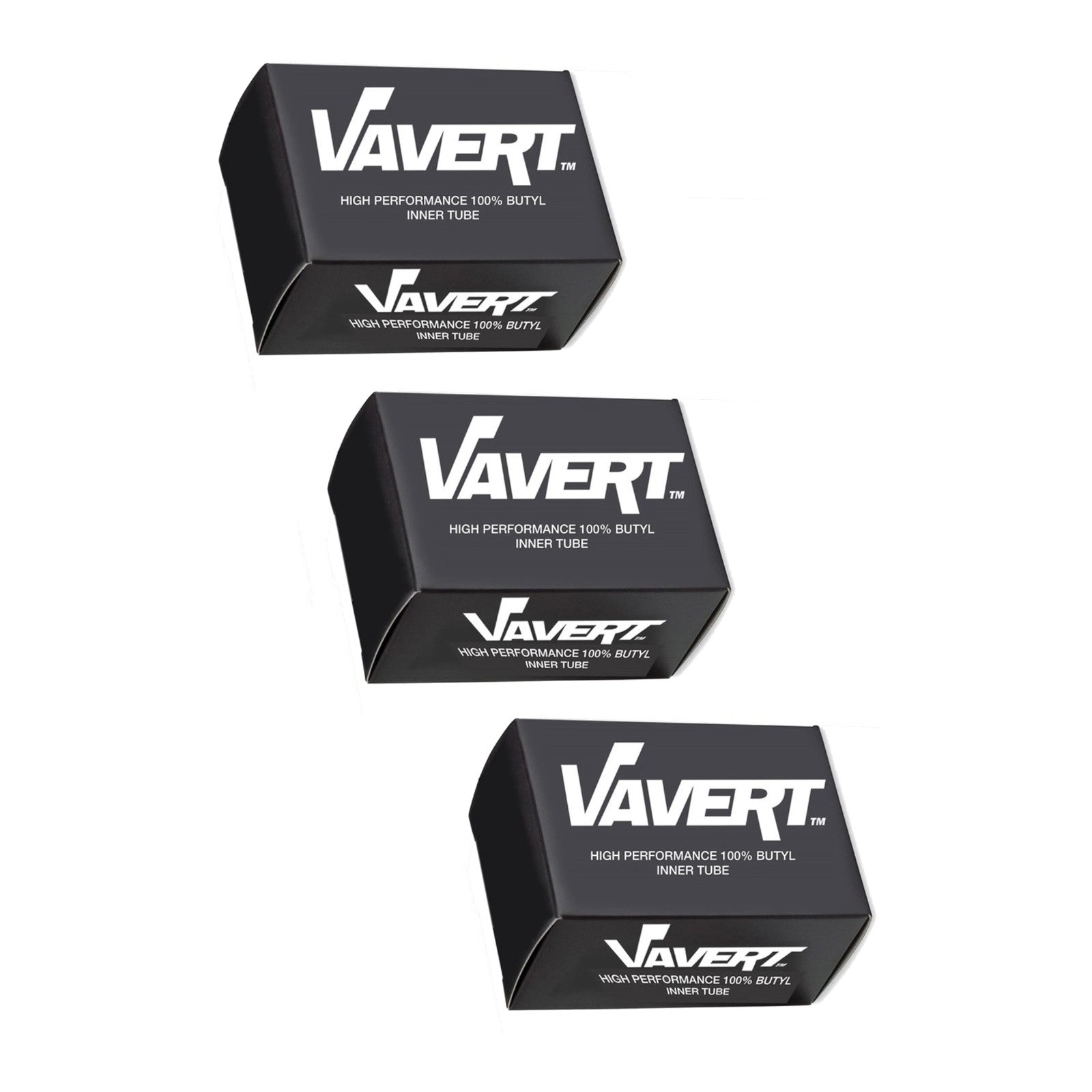 Vavert 8x2.125" Straight 8 Inch Schrader Valve Bike Inner Tube Pack of 3