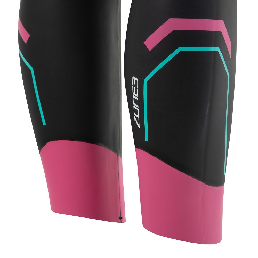 Ladies Swim Suit Zone3 Agile Wet Suit Black/Pink/Turquoise XX Large Alternate 3